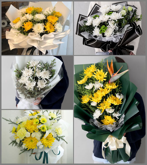 贵州遵义播州区南白镇白事花束代送